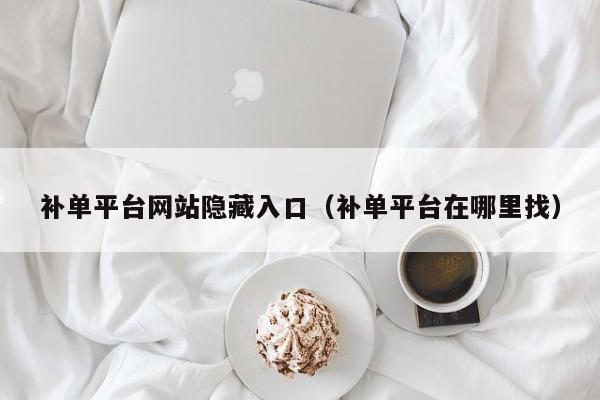补单平台网站隐藏入口（补单平台在哪里找）